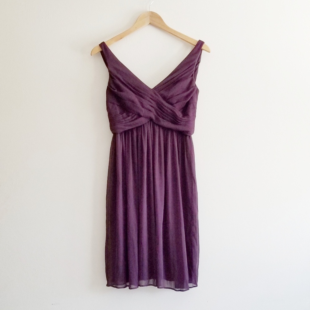 Purple Bridesmaid Formal David's Bridal Dress